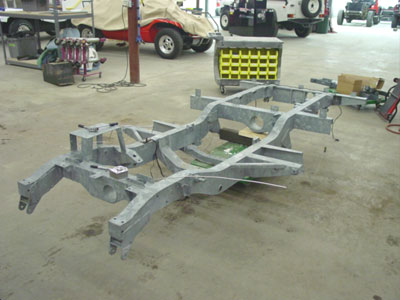 Land Rover Rear A Frame Land Rover Series III 88 refurbishment
